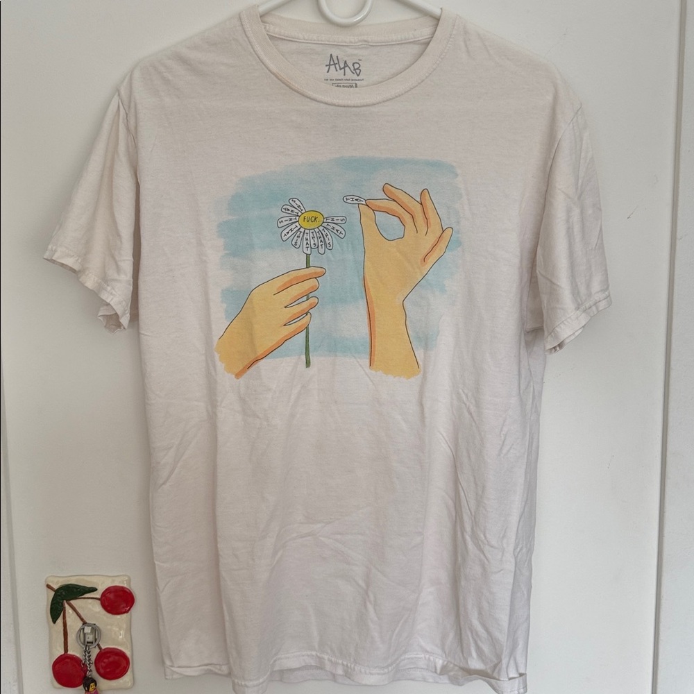 White Graphic Cotton T-Shirt Skater